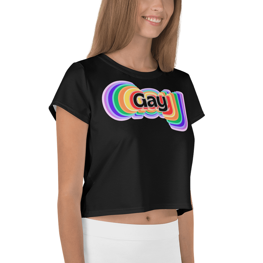 LGBTQIAP2S+ 2025, Rainbow Gay, Crop Top product image (5)