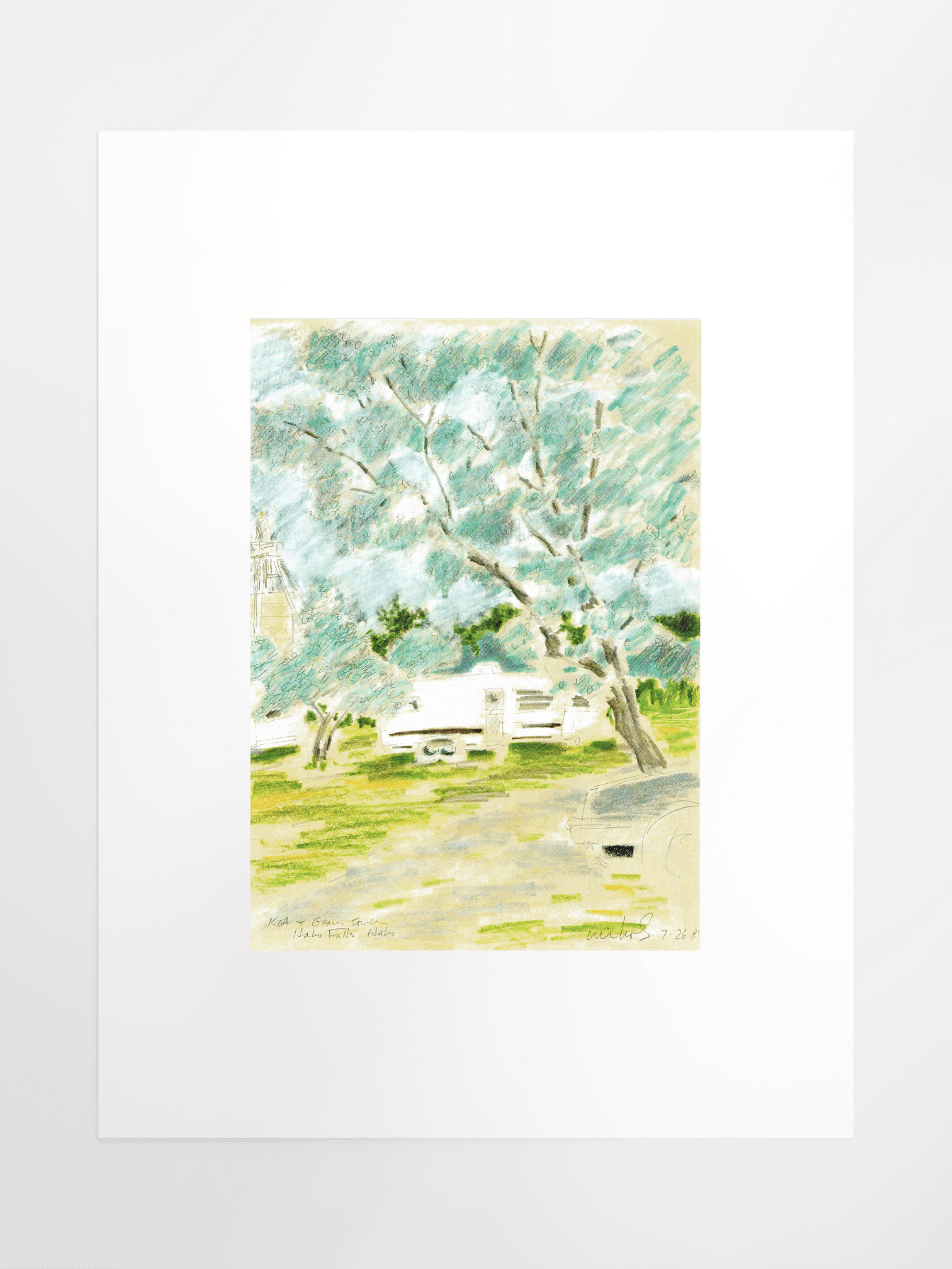 KOA Idaho Falls, ID 07.26.89 print product image (2)