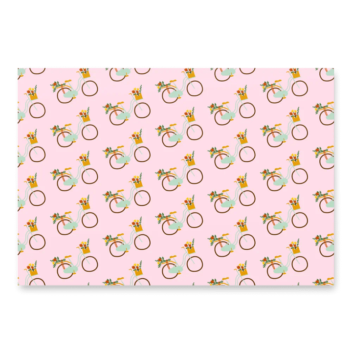 Pastel Rainbow and Floral Wrapping Paper Set product image (2)