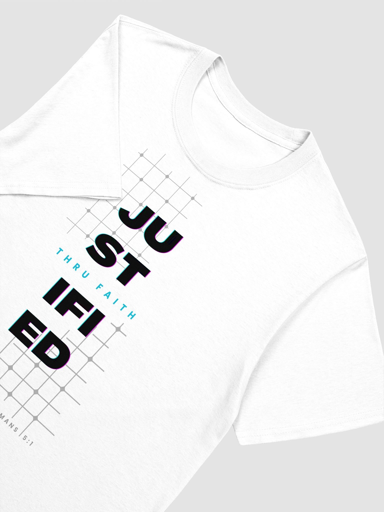 Justified by Faith T-shirt White product image (2)