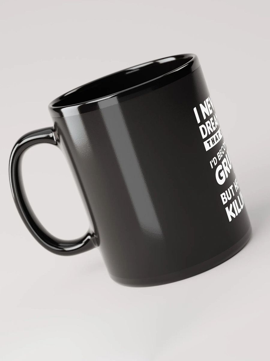 Grumpy Old Man Black Glossy Mug product image (4)