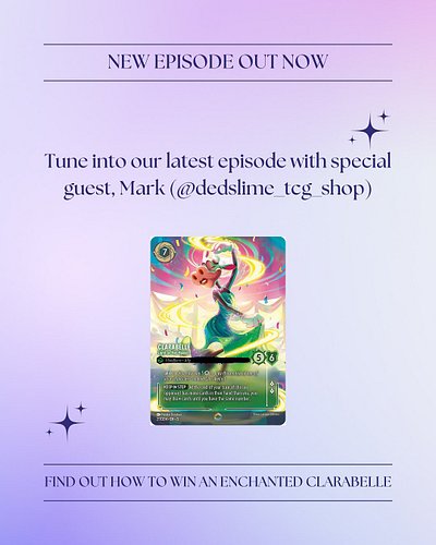 ✨ NEW EPISODE + GIVEAWAY ✨

Our latest episode is out now featuring special guest Mark (@dedslime_tcg_shop ) 🎙️ We dive into ...