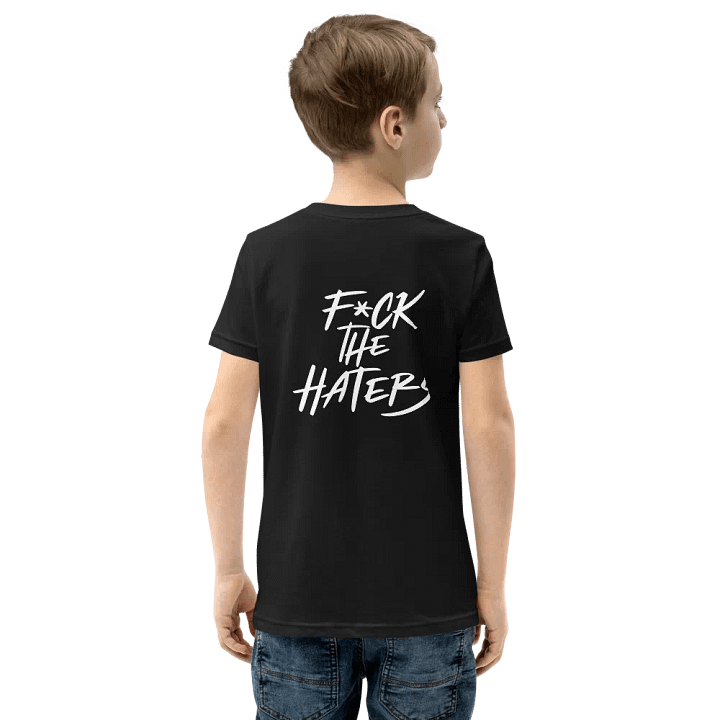 Youth F the haters tee product image (1)