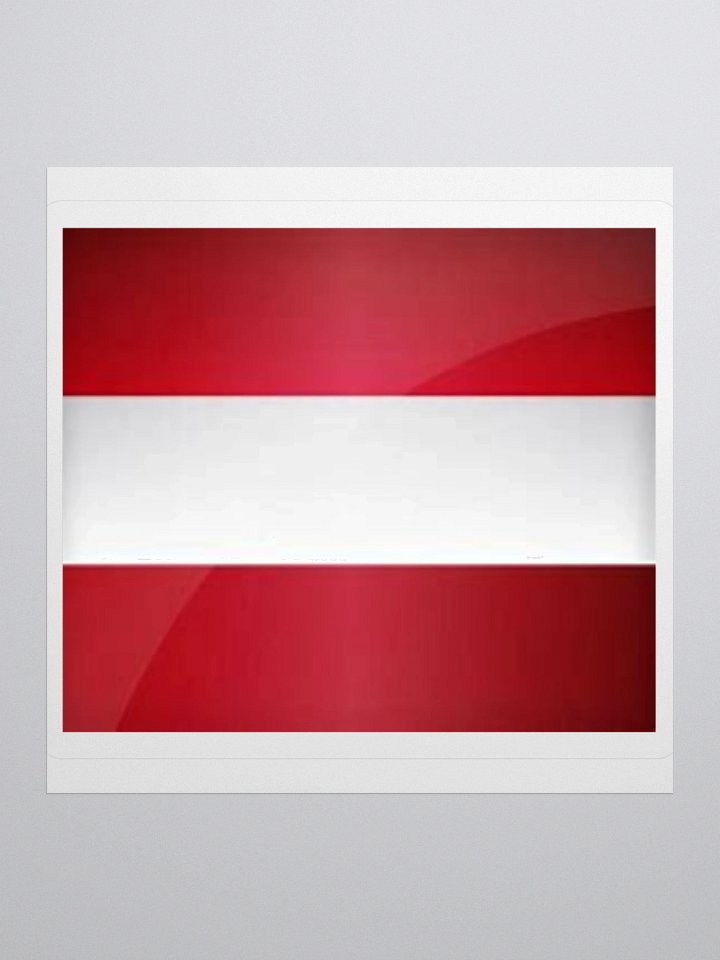 Exclusive Austria Flag Kiss-Cut Stickers - High-Quality Vinyl, Multiple Sizes product image (1)