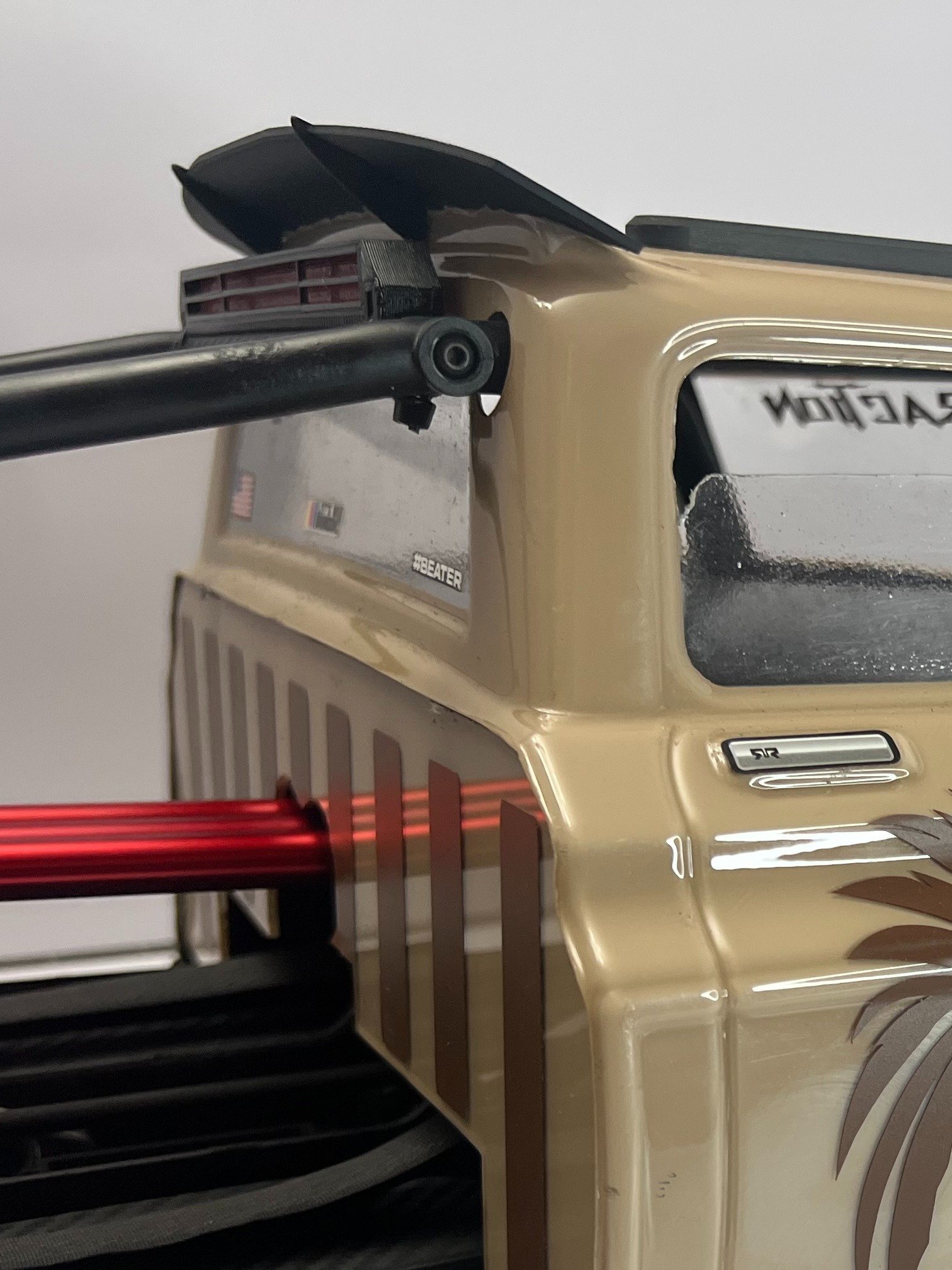 Arrma Infraction 6S Cab Spoiler with matching roof skids product image (2)