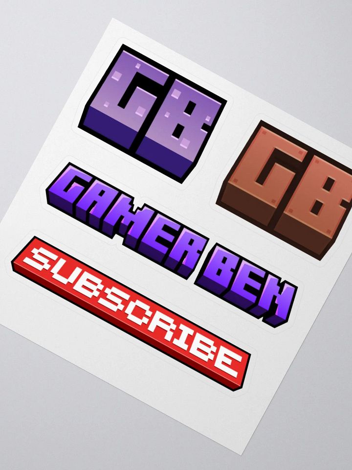 Gamer Ben Sticker Pack product image (2)