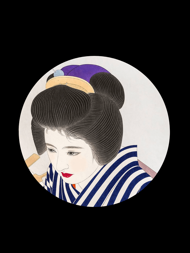 Elegant Bijin-ga. Hardcover JournalBook® product image (1)