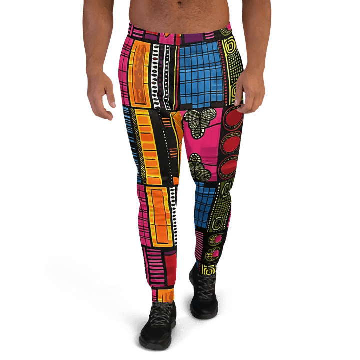 Customizable Ornate African Kente Joggers product image (2)