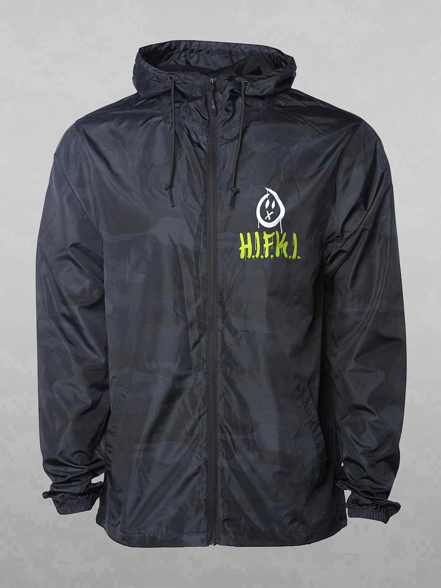 I'M KILLING IT WINDBREAKER - BLACK CAMO product image (2)