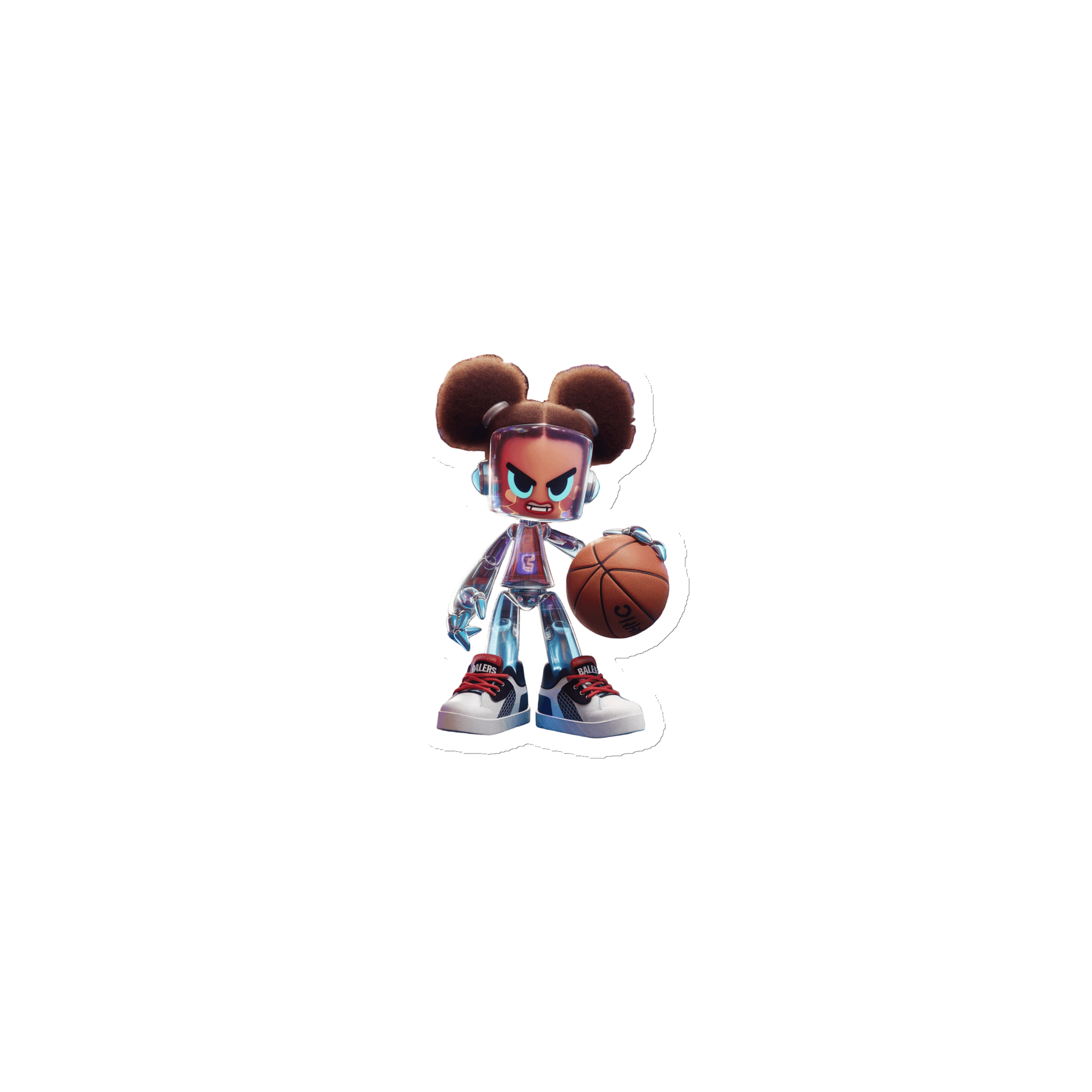 Robo-Baller Die-Cut Magnet product image (1)