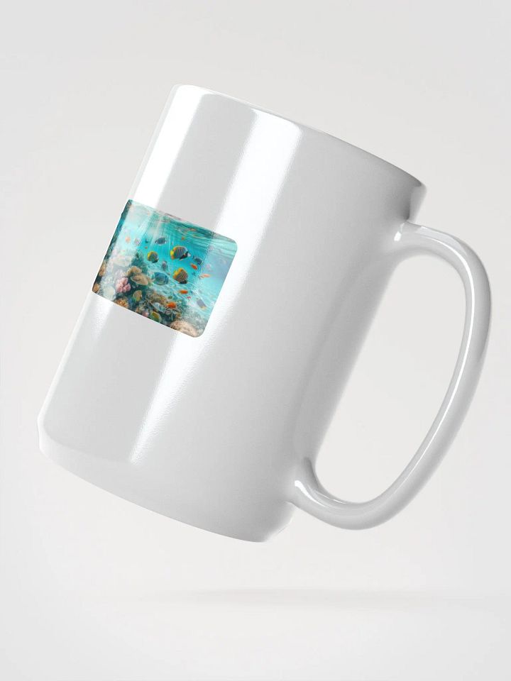 Vertical Vibes Mug | AI Design beautiful underwater scenery product image (2)