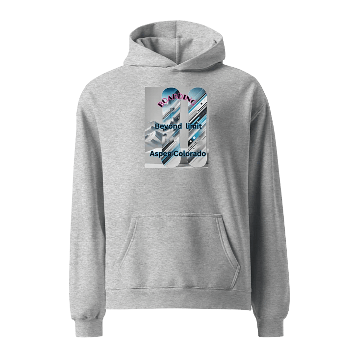 Beyond Limit Geometric Snowboard Hoodie product image (1)