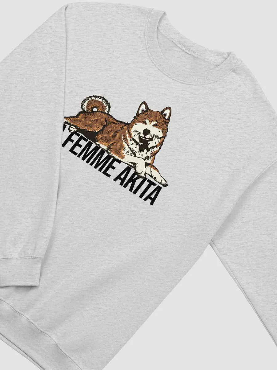 La Femme Akita Sweatshirt of an Akita Inu (Brindle) | Funny Shirt for Akita Paw-rents product image (26)