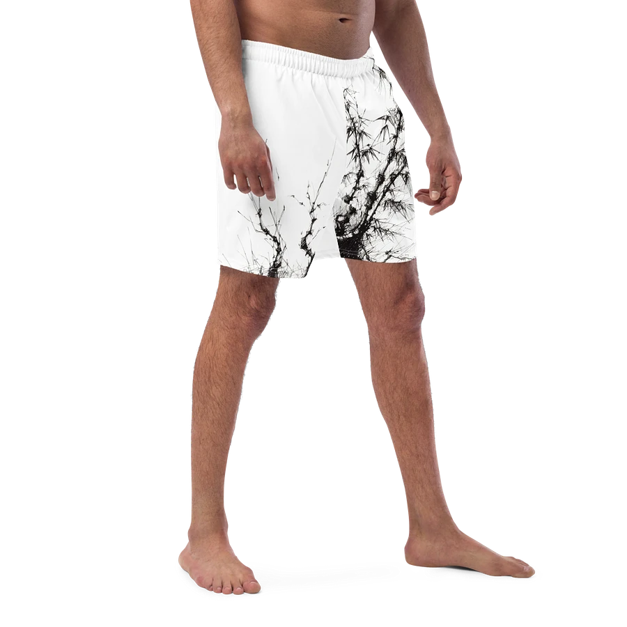 Bamboo Print Swim Trunks product image (8)