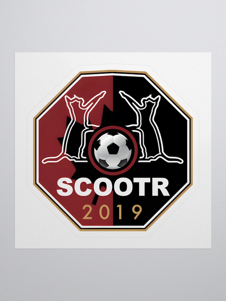 Two Cats Retro Sticker product image (1)