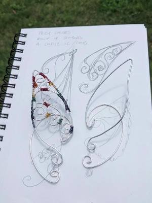 Full gallery of (almost) all the ears I've made so far!  Plus a little peek at my display for the market.  Check out the link in my bio for a list of the ears that are still available! #elfears #wirejewelry #earjewelry #fae #elf #fantasyjewelry