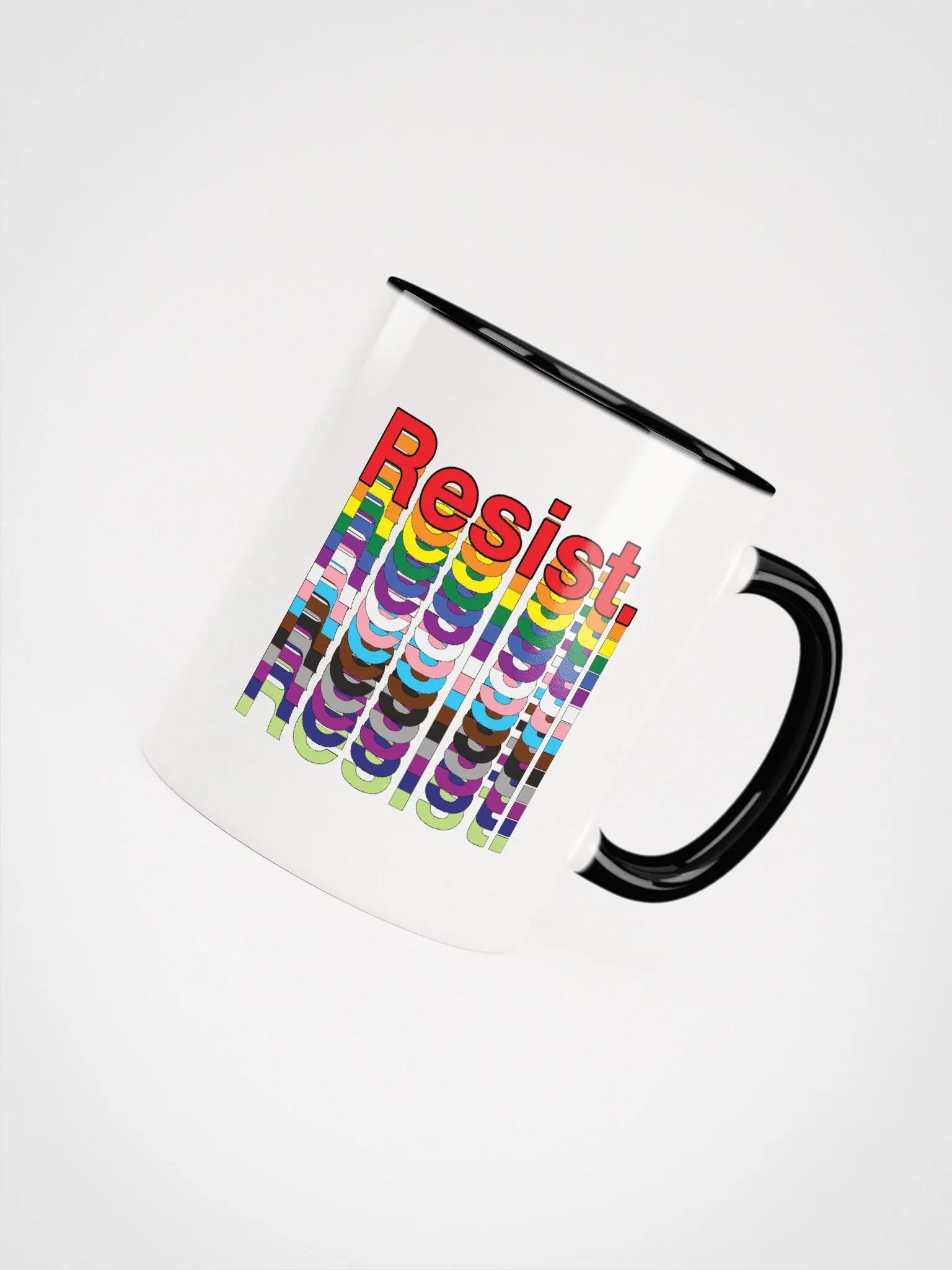 Resist - Rainbow mug with color interior product image (46)