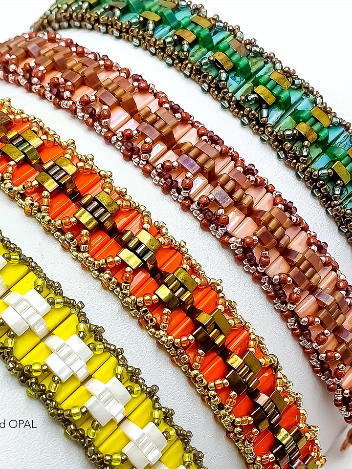 Beading Pattern – Pleated Tila Bracelet product image (1)