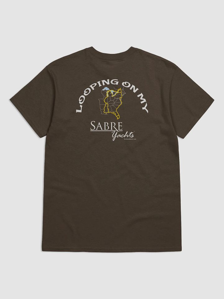 Looping On My Sabre - T-Shirt - Dark Shirt w/White Logo product image (1)