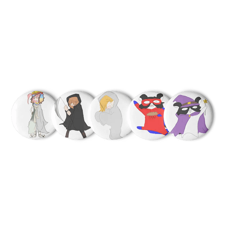 Moon of the Daylight Characters Halloween pin buttons part3 product image (2)