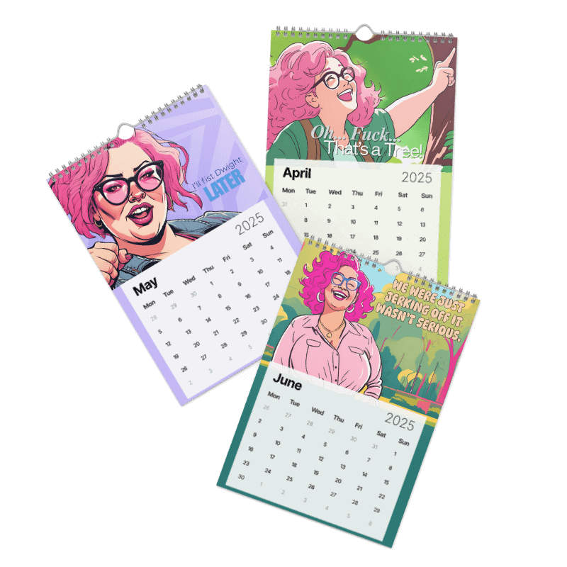 NeonHalo Unexplained and Unhinged Calendar 2025 product image (6)