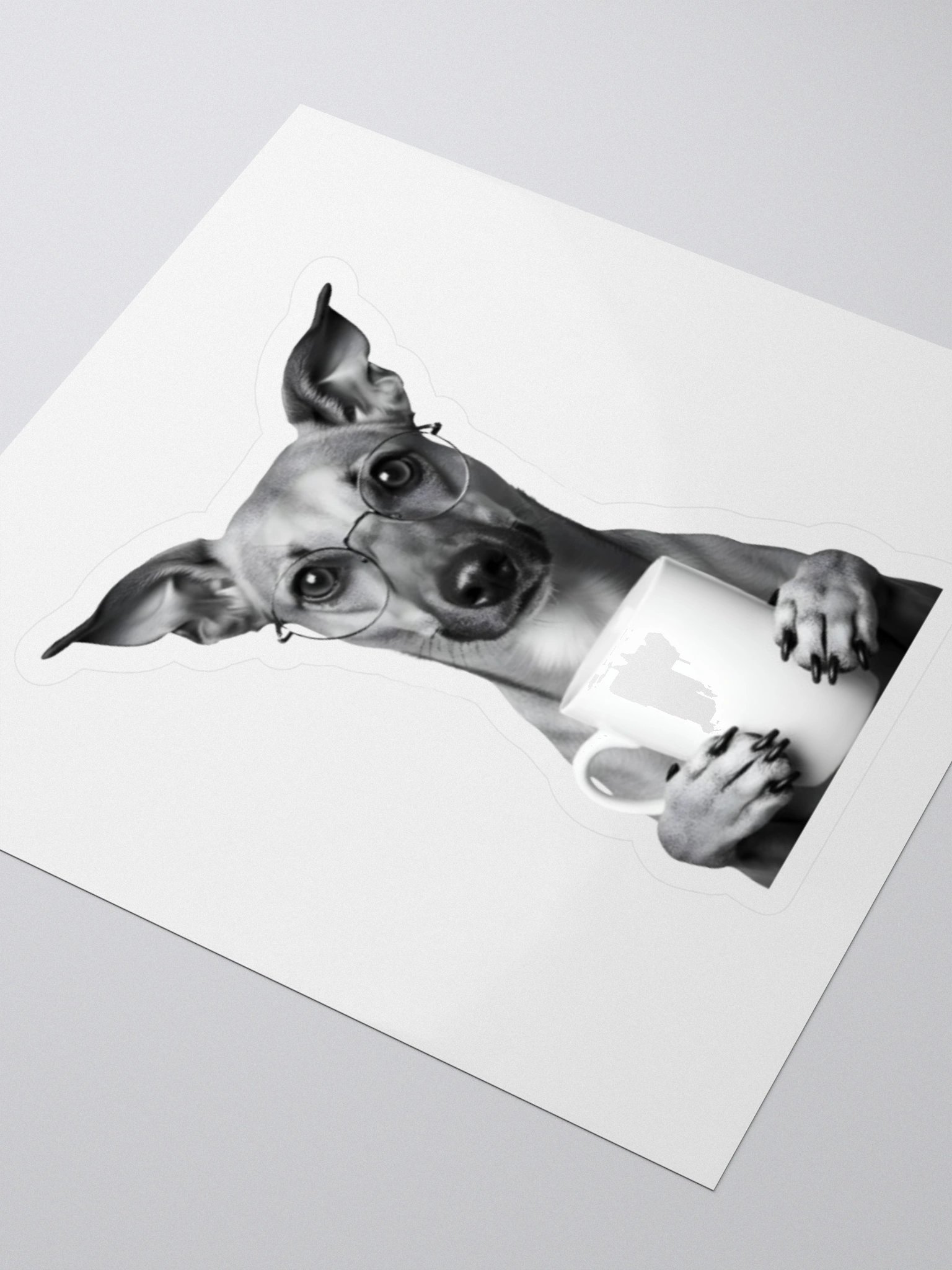Potcake and Coffee Sticker product image (3)