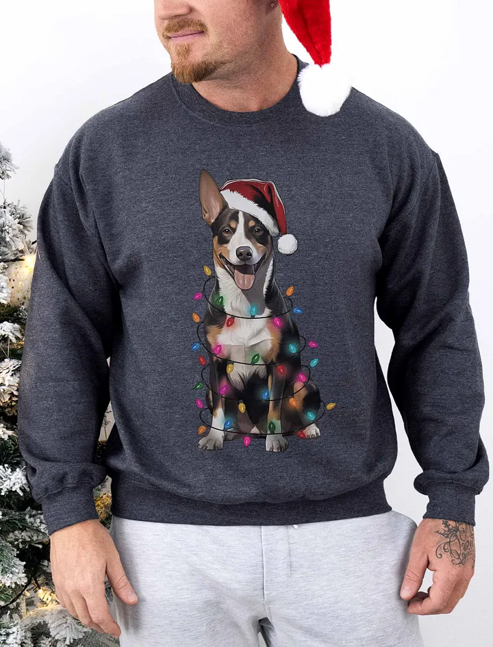 Funny Basenji(Tricolor) Christmas Sweatshirt for Basenji Paw-rents product image (1)