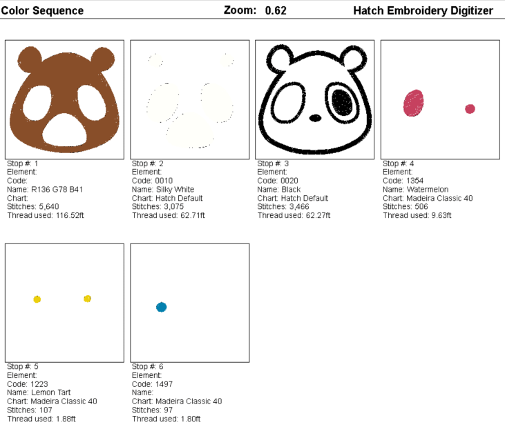 BEAR FACE Digital Embroidery Files product image (4)