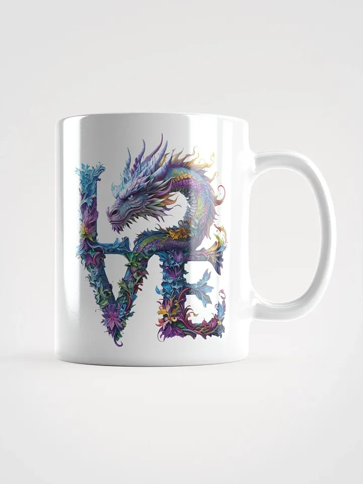 Exotic Vibrant Dragon Love Letters Mug product image (2)