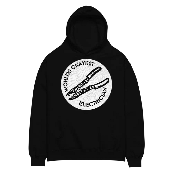 Worlds Okayest Electrician Premium Hoodie product image (4)