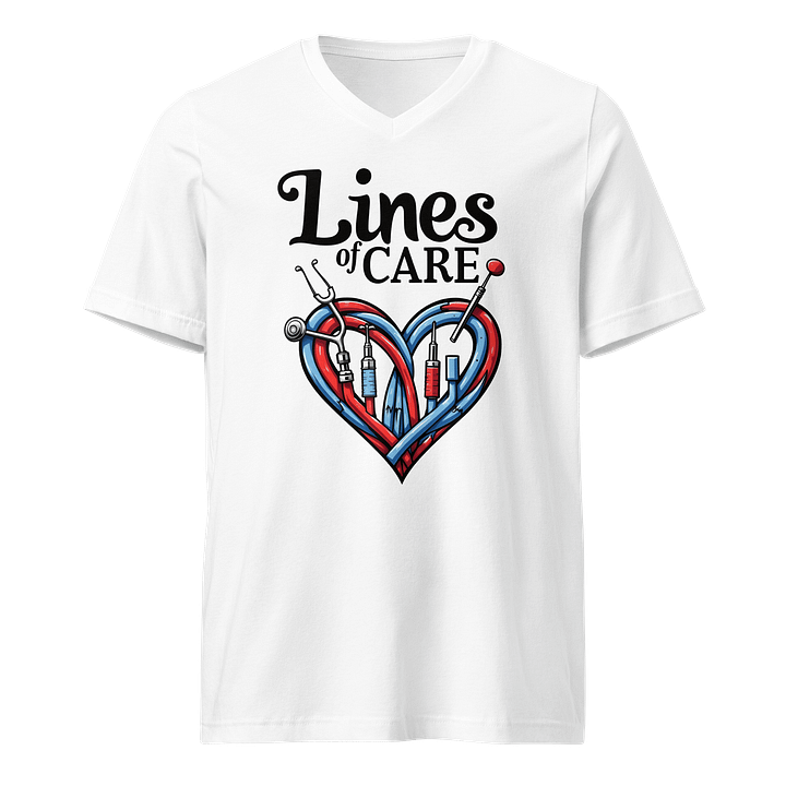 Lines of Care Heart T-shirt product image (1)