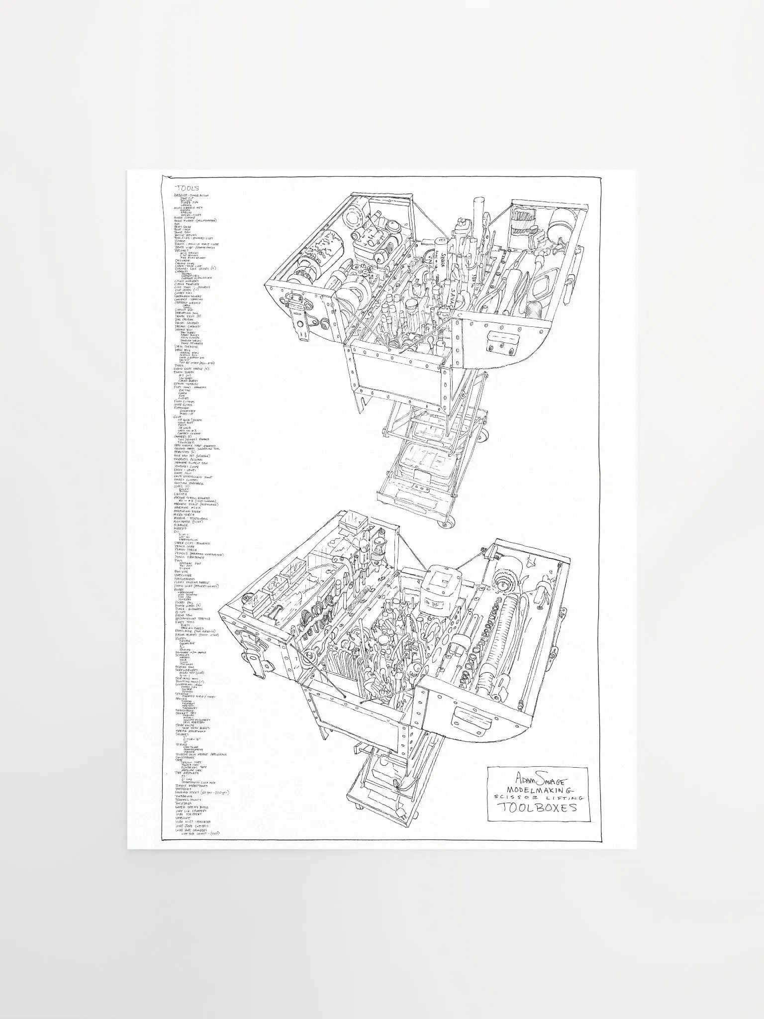 Adam Savage's Modelmaking Toolbox Poster product image (2)