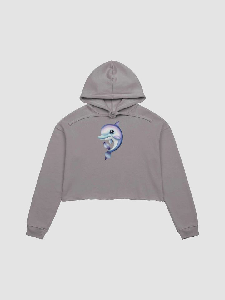Dolphin Cutie Crop Hoodie product image (1)
