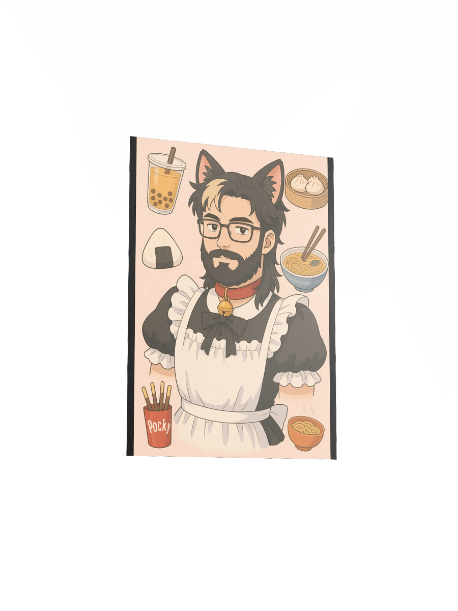Cat Time Maid Boy Weeb Poster product image (7)