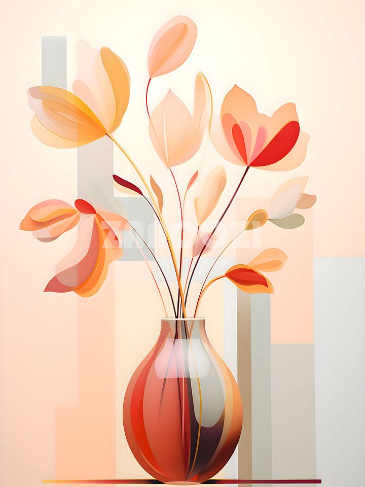 Pastel Home Decor: Minimal Floral Vases product image (1)