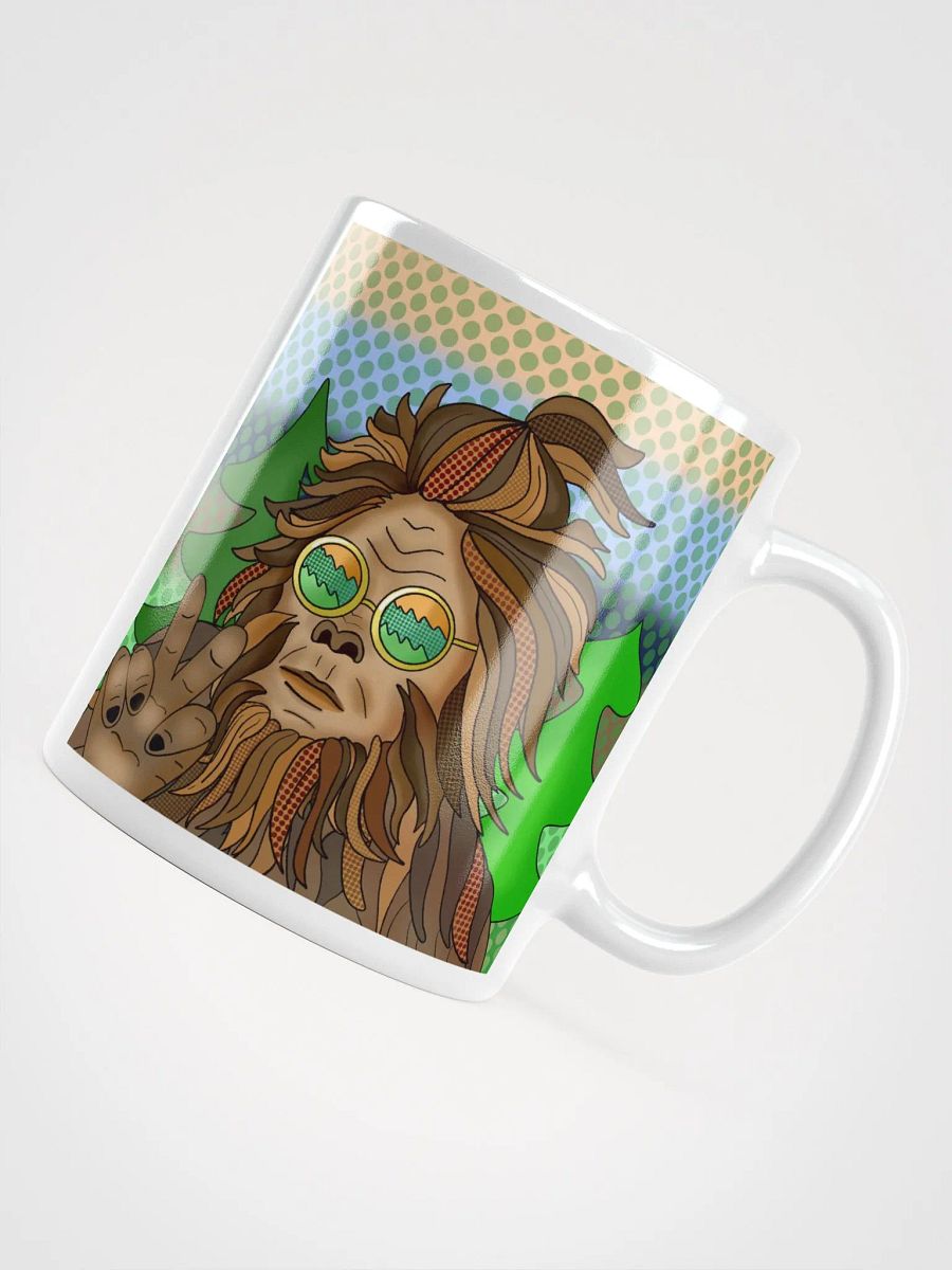 Retro Hippie Bigfoot Giving Peace Sign product image (4)