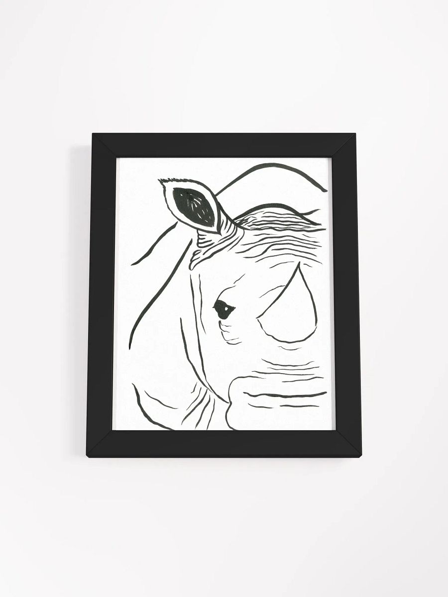Face Of A Rhino Framed Print product image (1)