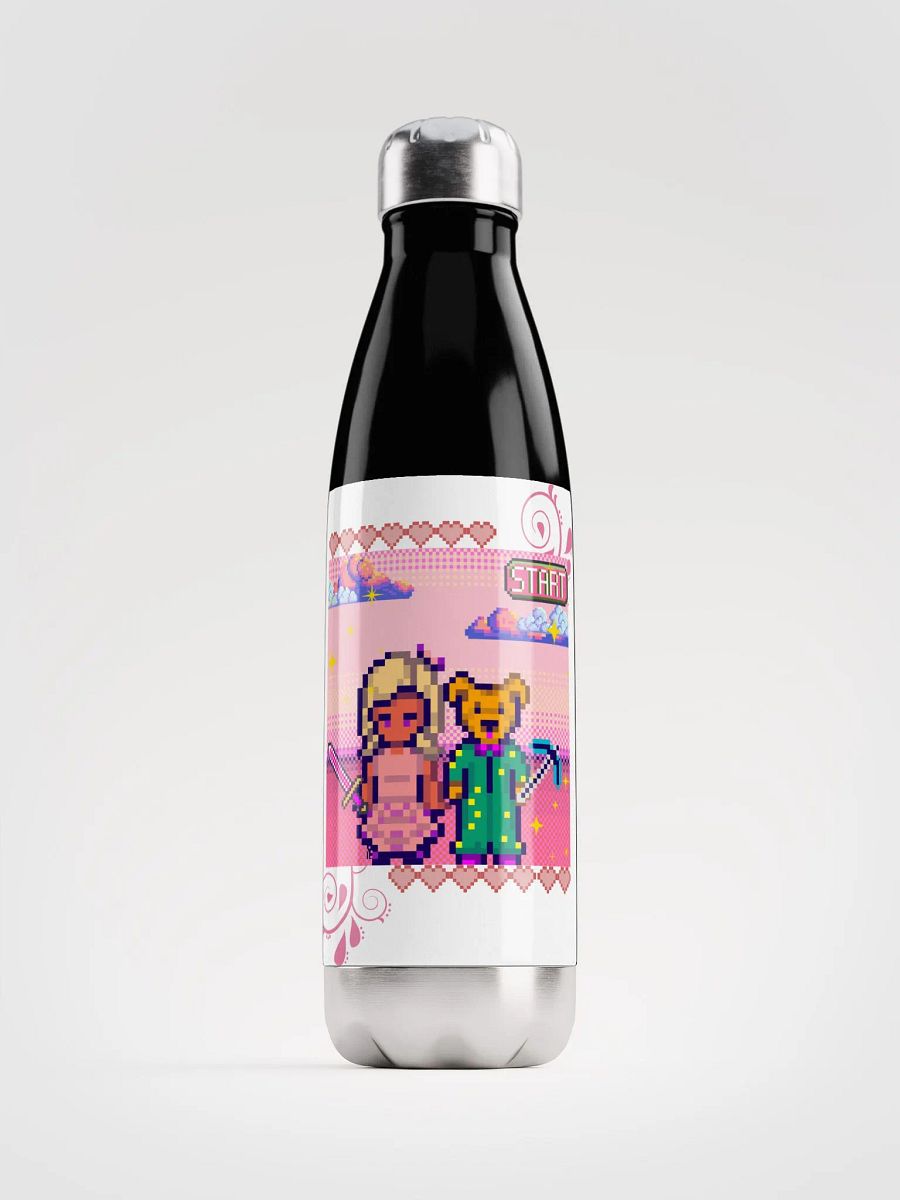 Mykah and Thor Pixel Water Bottle product image (1)