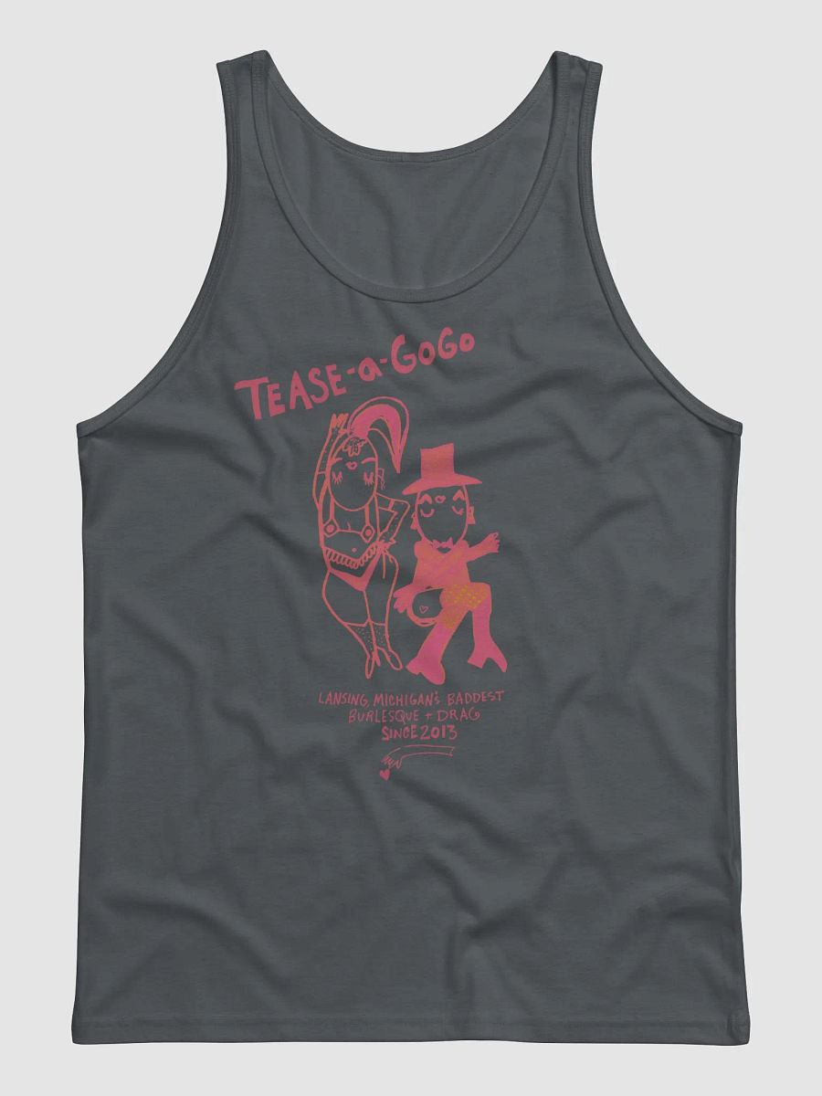 Tease A GoGo Pink Logo and Illustration Tank product image (3)