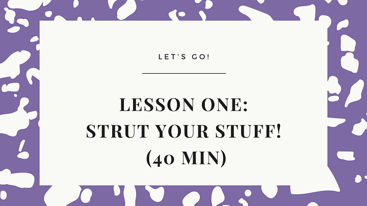 Learn How To Confidently Strut Your Stuff! product image (1)