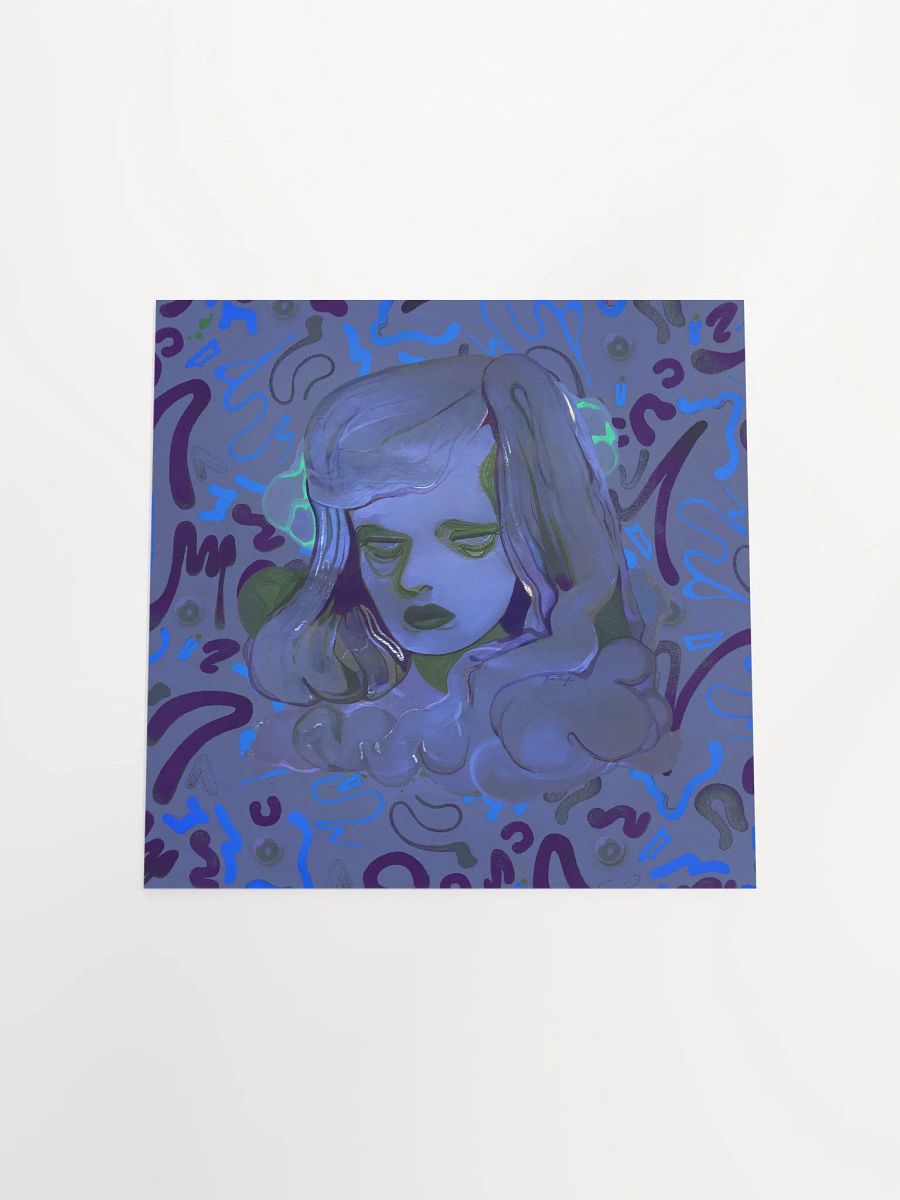 The Sea in Her Eyes Square Matte Print product image (17)