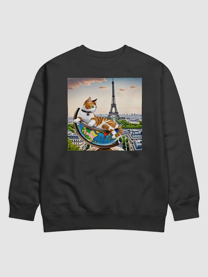 Whimsical Wanderlust Cat Sweatshirt product image (1)