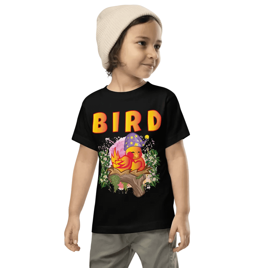 Bird Colorful Funny Cute Bella +Canvas Toddler T-Shirt – Funny Shirt, Best Gift for Kids product image (4)