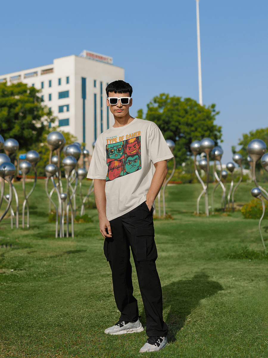 Gamer Types Oversized T-Shirt product image (20)