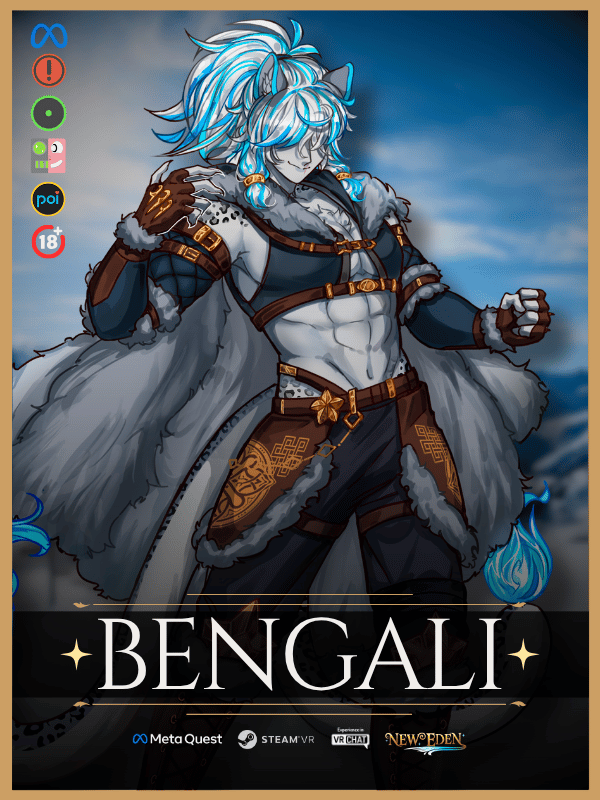 Bengali (VRChat Ready Avatar) product image (1)