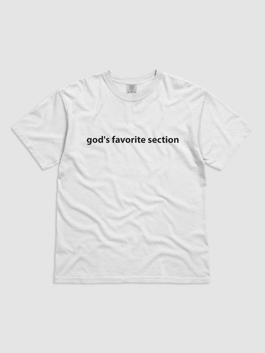 god's favorite section | t-shirt product image (1)