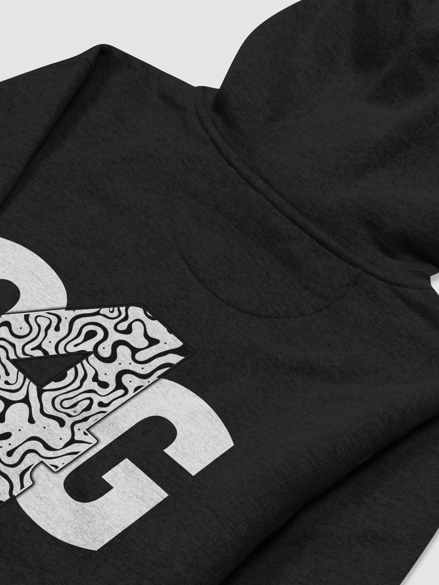 LWG Bold Green Wave Hoodie product image (26)