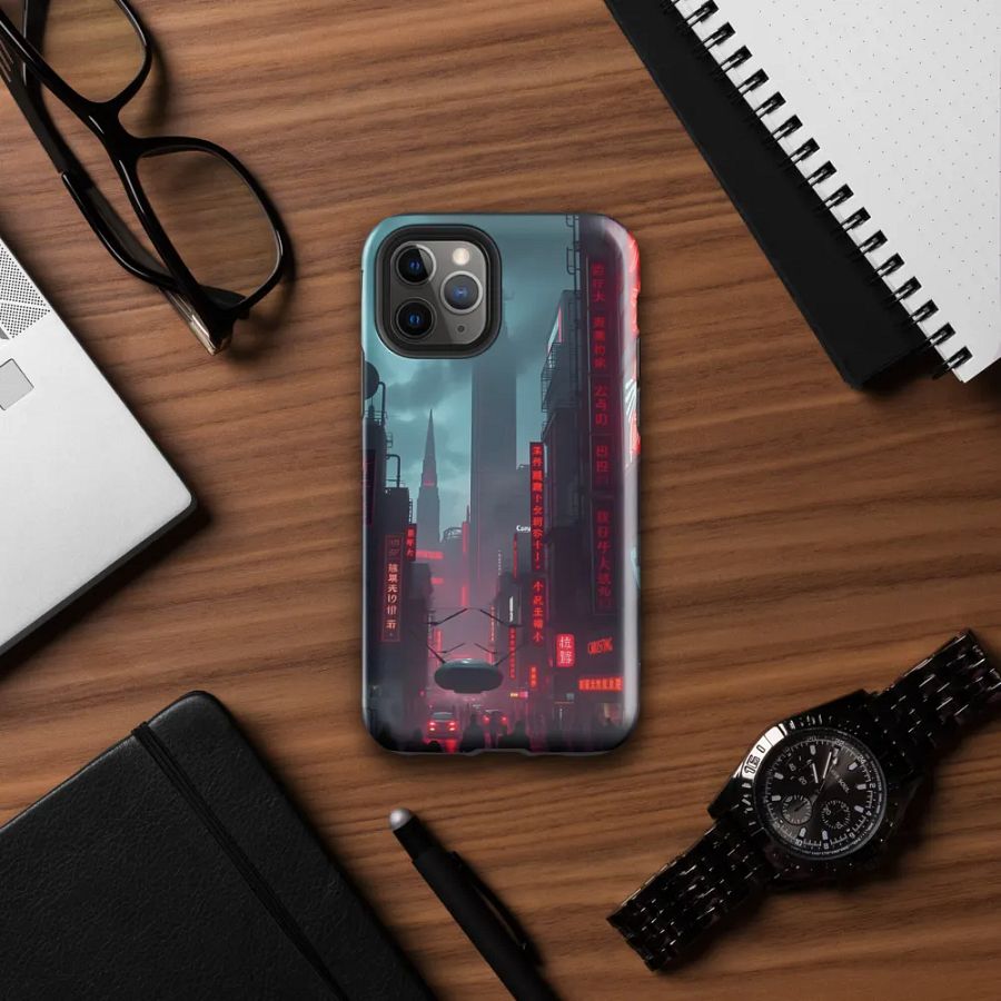 Crimson Metropolis - iPhone Tough Case product image (7)