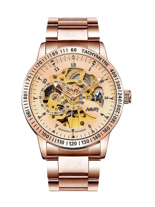 NARY watch manufacturer direct supply watches wholesale 18026 mechanical watches fashionable men brand watches gift list product image (3)