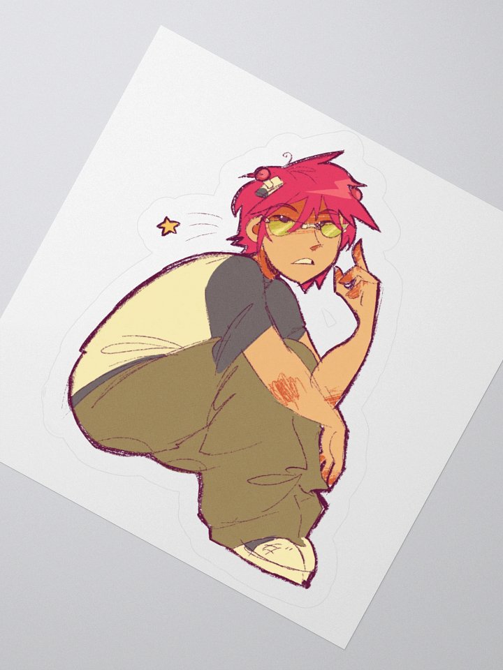 Saiki K doodle sticker product image (2)